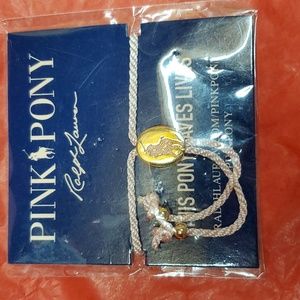 Pink pony bracelet